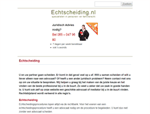 Tablet Screenshot of echtscheiding.nl